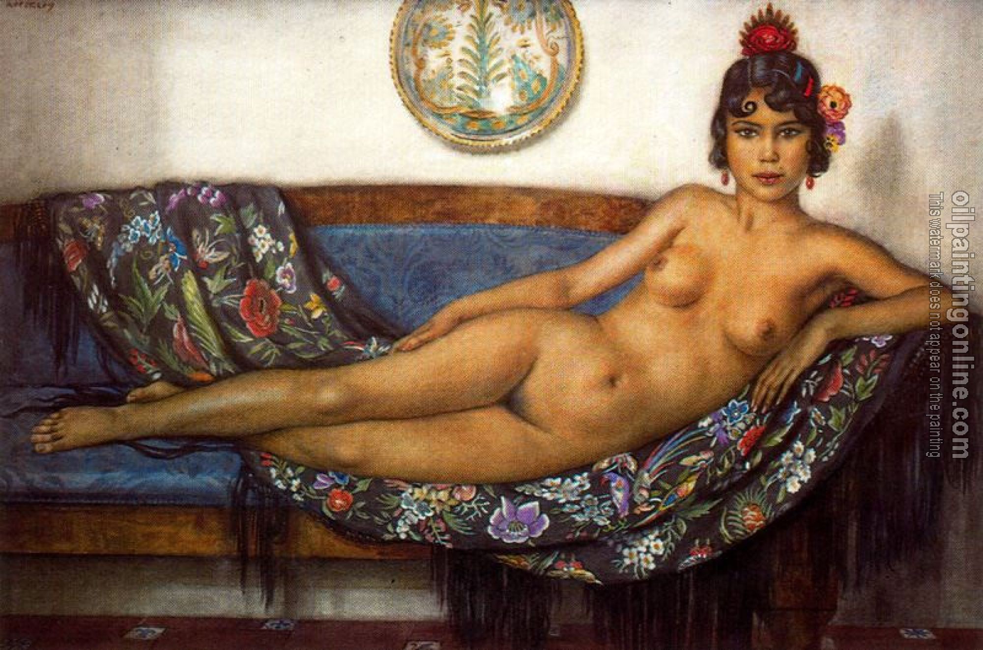 Jorge Apperley - Nude gypsy (La Chonica)